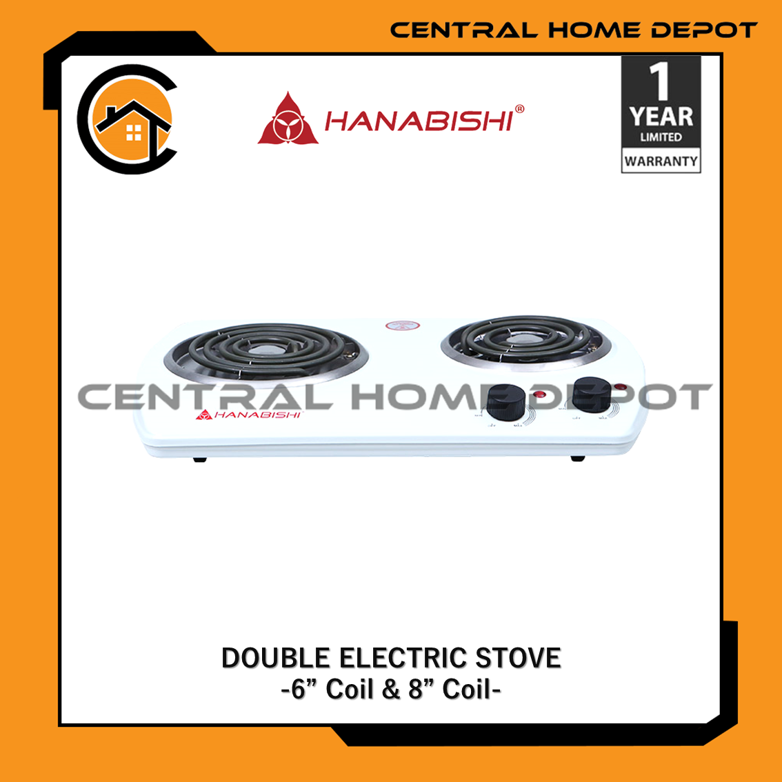 Hanabishi Double Coil Electric Stove / HES100 Lazada PH