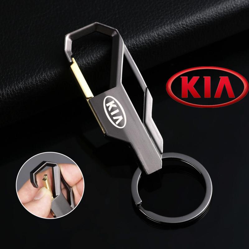 Móc khóa xe KIA bằng hợp kim kim loại sáng tạo quà tặng nam giới JC