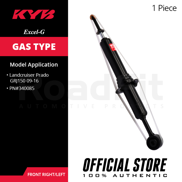 KYB ExcelG Gas Shock Absorbers for Toyota Landcruiser Prado GRJ150 '09
