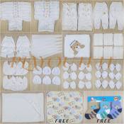 87pcs Newborn Baby Clothes Set with FREEBIES