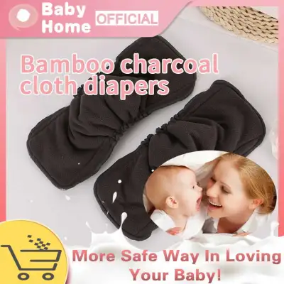 Bamboo Charcoal Elastic Diaper Inserts for Baby Nappies Washable Microfiber Cloth Diaper Insert Wholesale Washable Diaper Insert