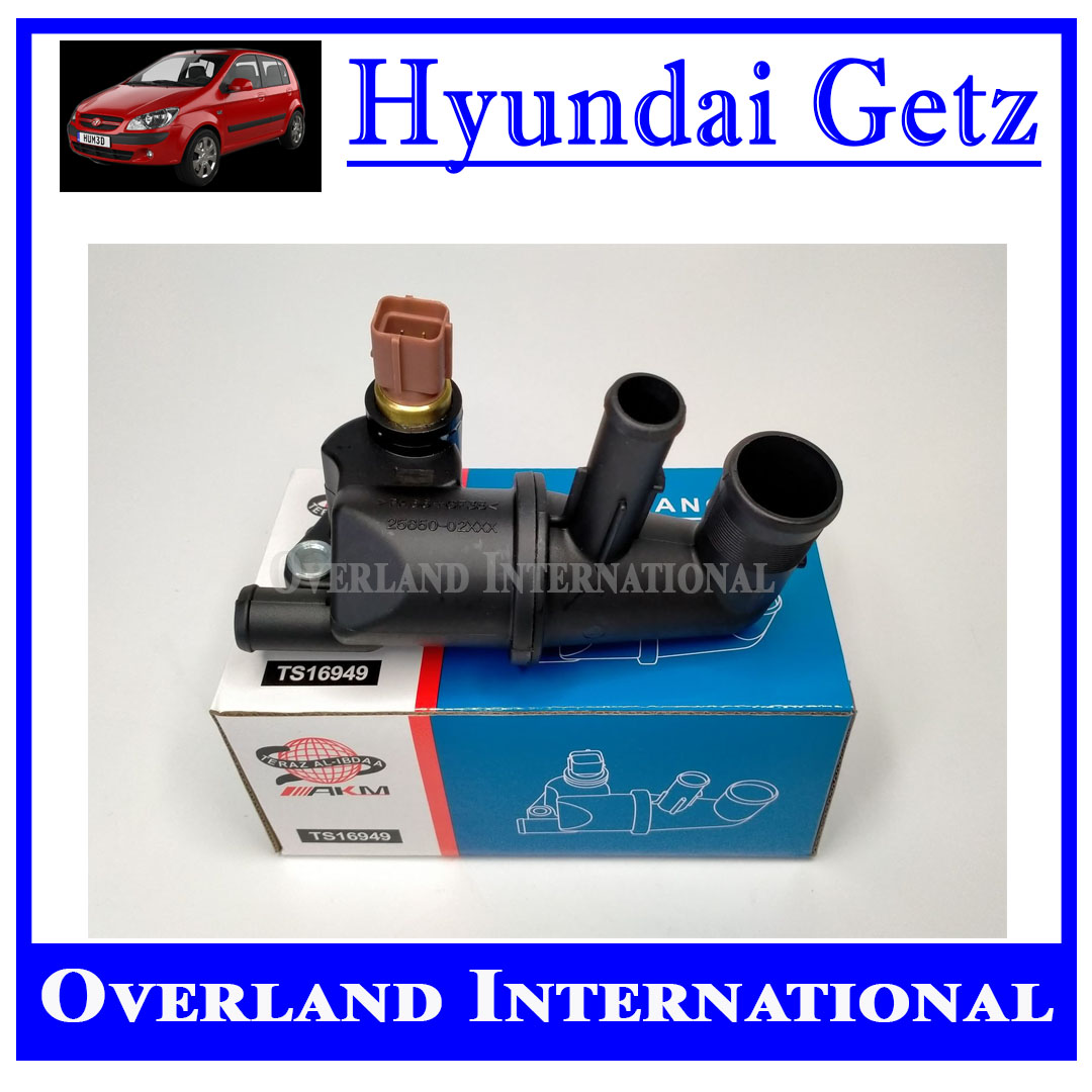 ENGINE COOLANT TEMPERATURE CONTROL ASSEMBLY 4PINS For Hyundai Getz