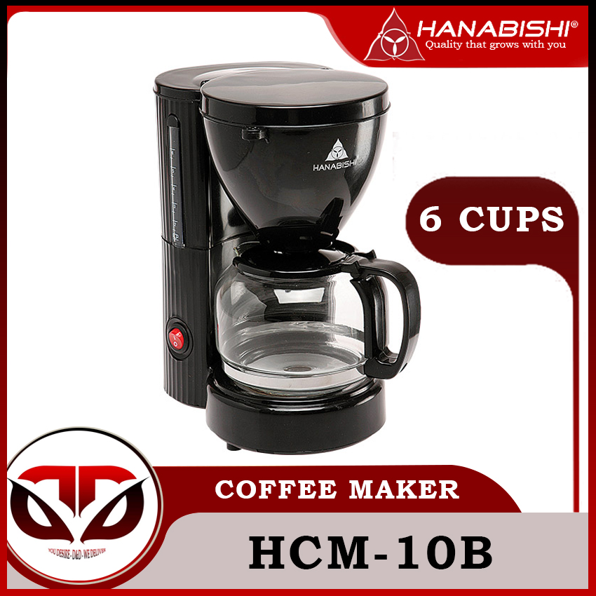 Hanabishi HCM-10B Coffee Maker (Black 