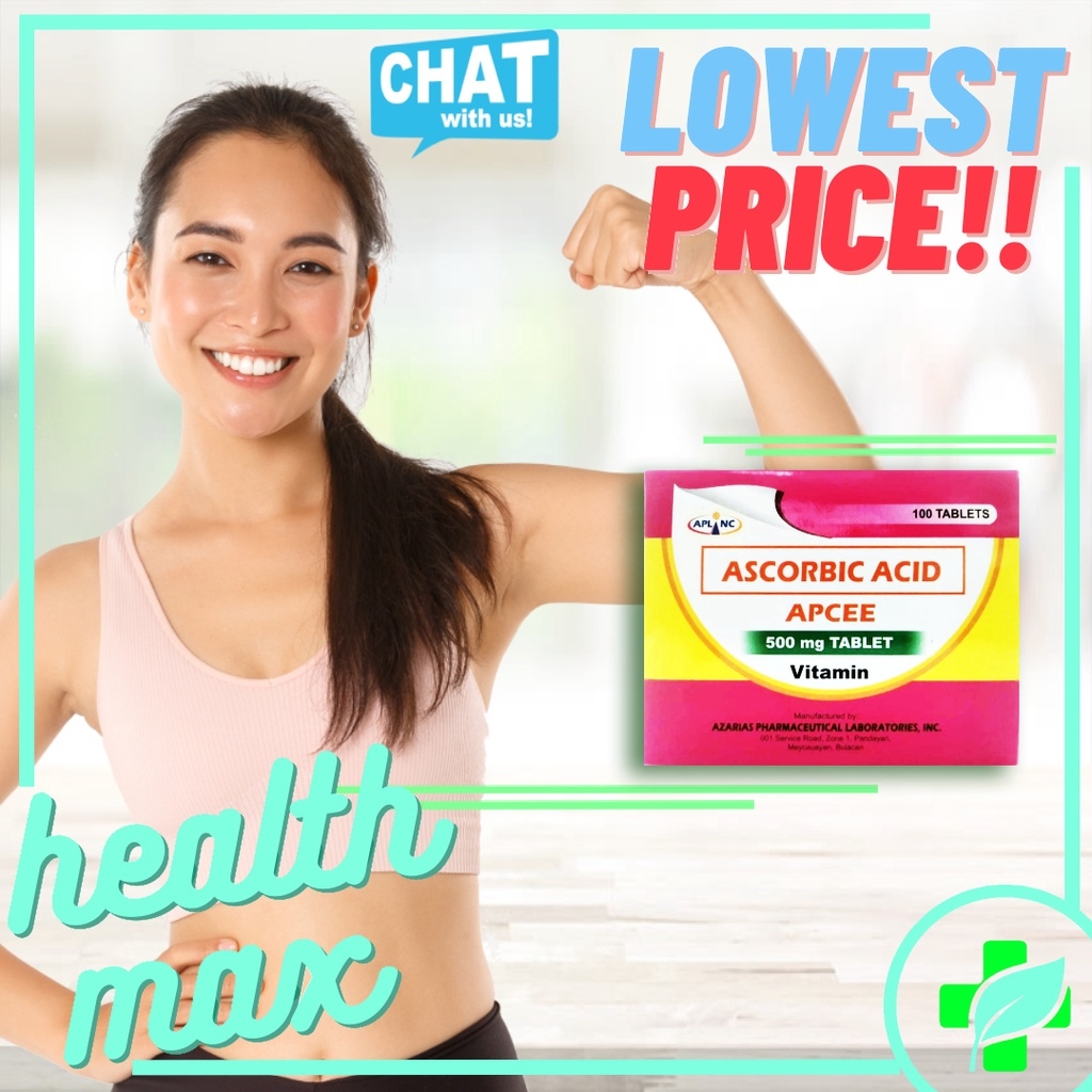 APCEE BETTER C VITAMIN C ASCORBIC ACID 100 TABLETS VITAMIN C APCEE