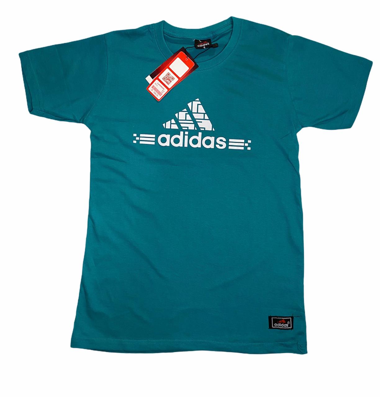 Adidas Tshirt blue green color unisex | Lazada PH