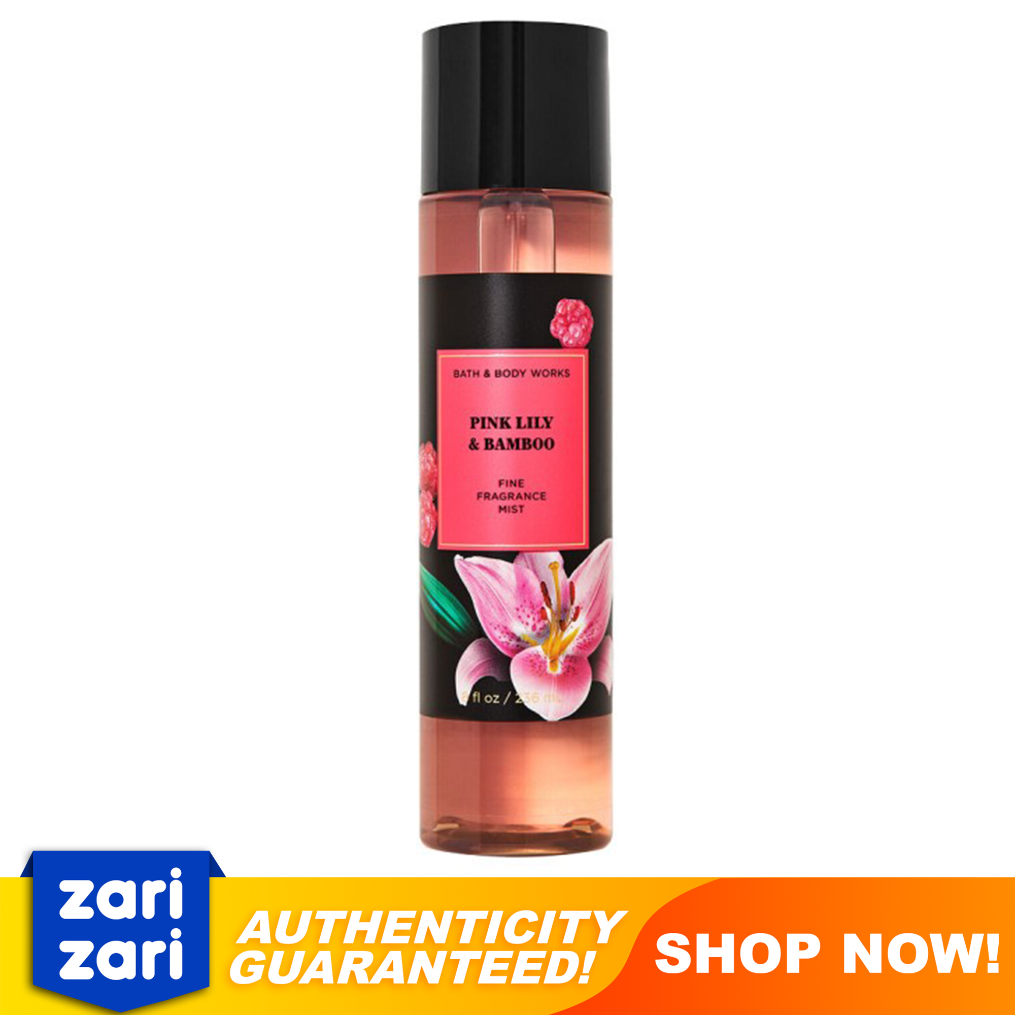 Bath Body Works Pink Lily Bamboo Fine Fragrance Mist 236mL