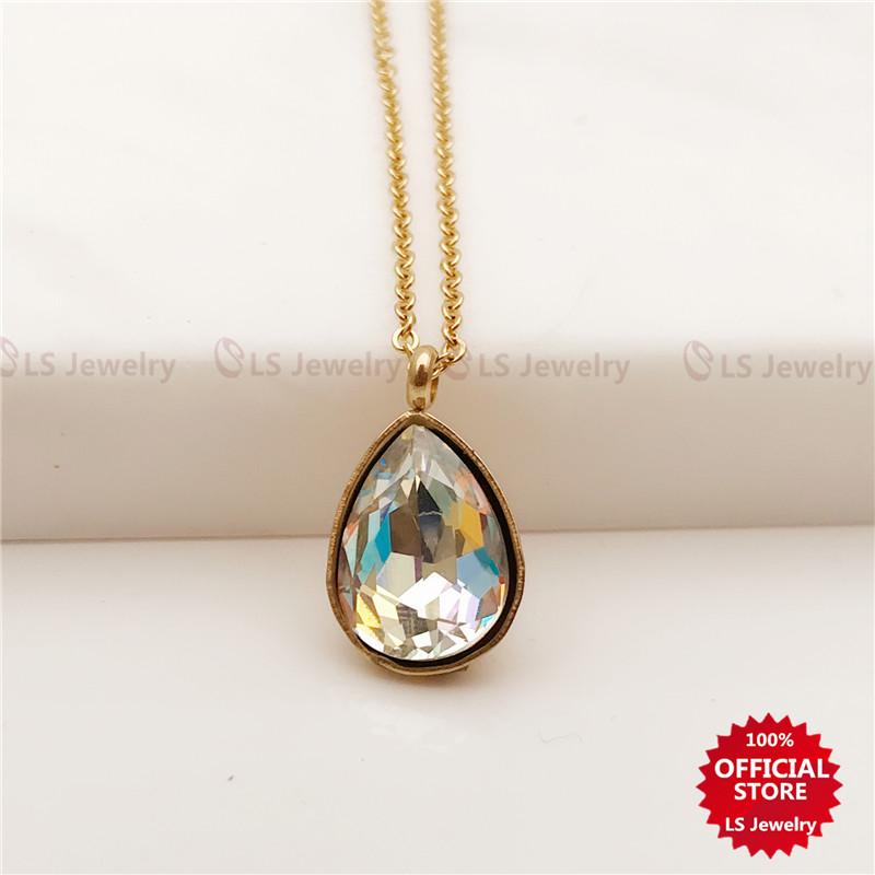 LSjewelry High-Quality Stainless Gold-plated Pendant Necklace