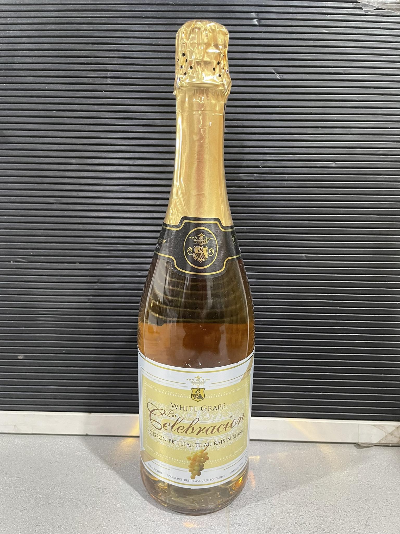 Le Celebracion White Grape Sparkling Juice Gluten Free 750mL