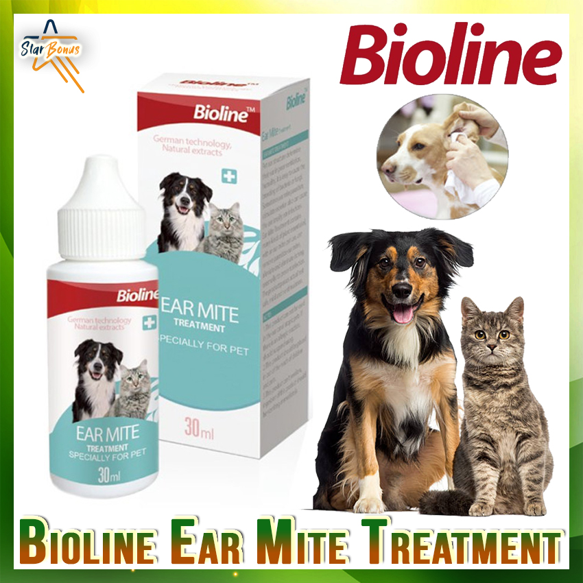 Bioline Ear Mite Treatment 30ml for Dogs & Cats Lazada PH