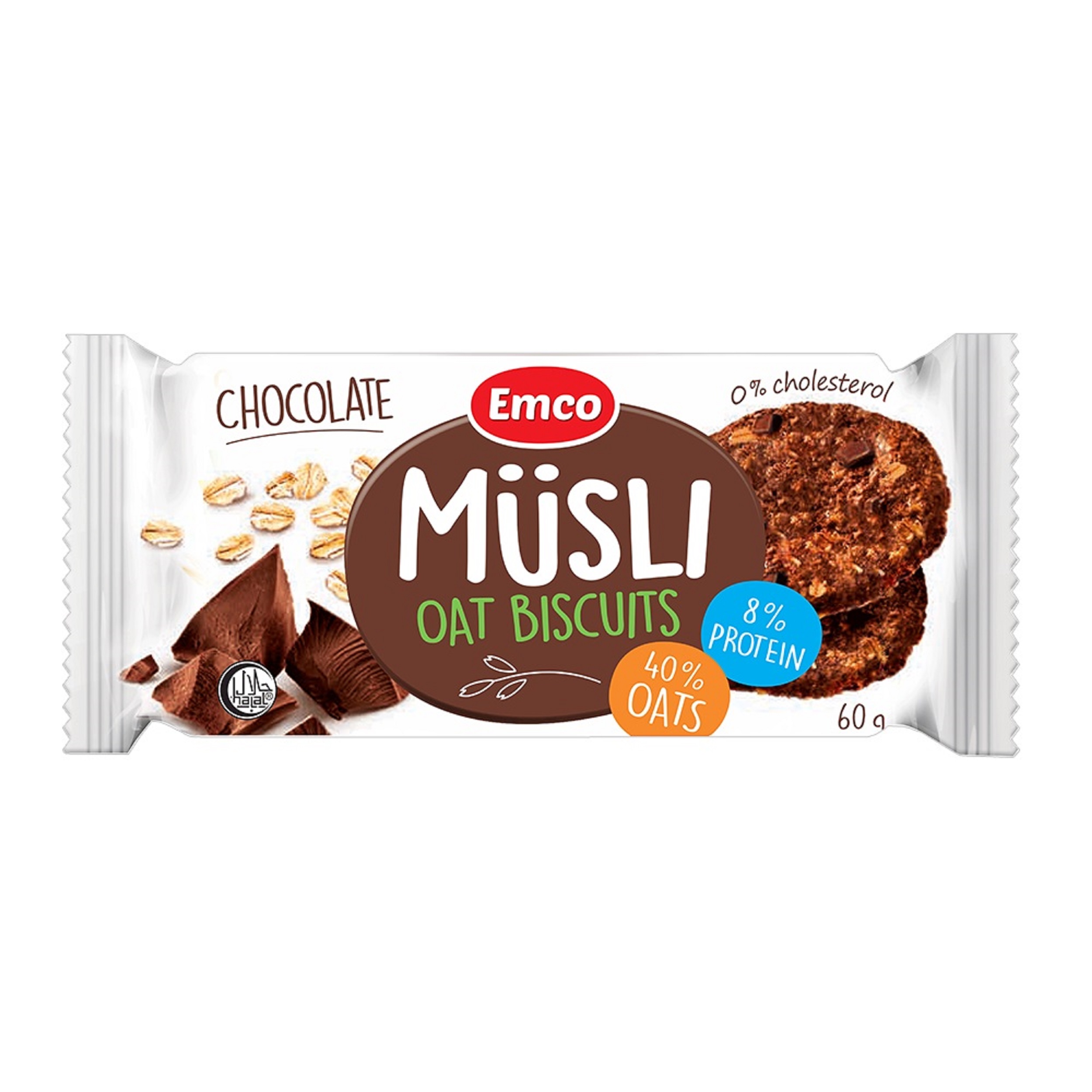 MUSLI Oat Biscuits Chocolate 60g Lazada PH
