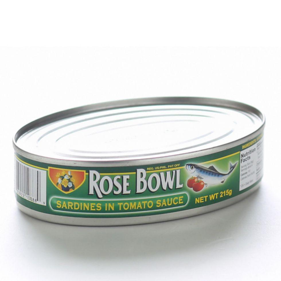ROSE BOWL SARDINES IN TOMATO SAUCE 215 GRAMS Lazada PH