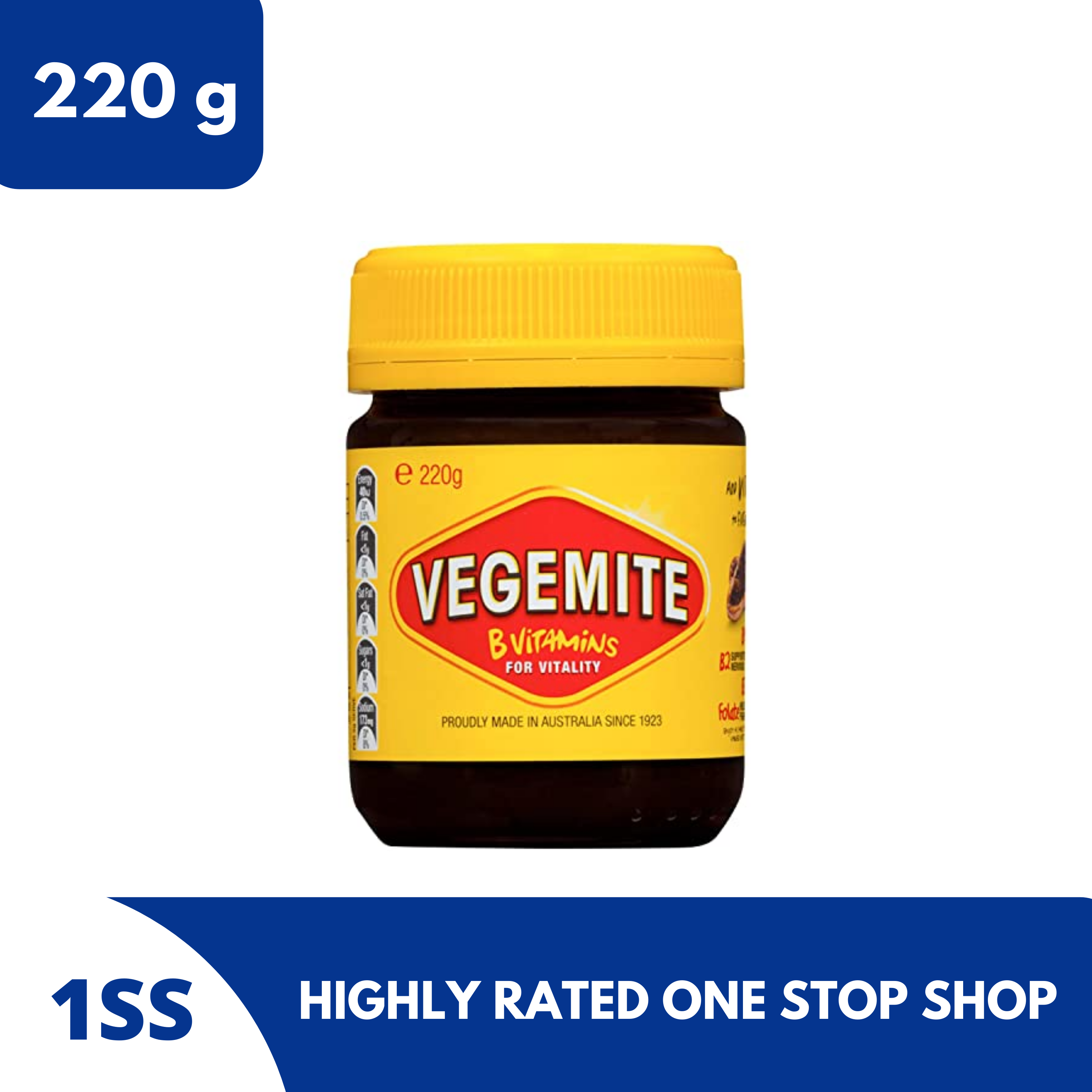 Vegemite B Vitamins for Vitality, 220g (Aug 29, 2023) Lazada PH