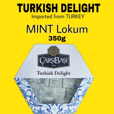Turkish Delight MINT FLAVOR 350g Imported from TURKEY