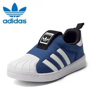 Adidas100% Kids Toddler Originals Superstar 360 Shoes S74740 Blue/White  Sneakers | Lazada PH