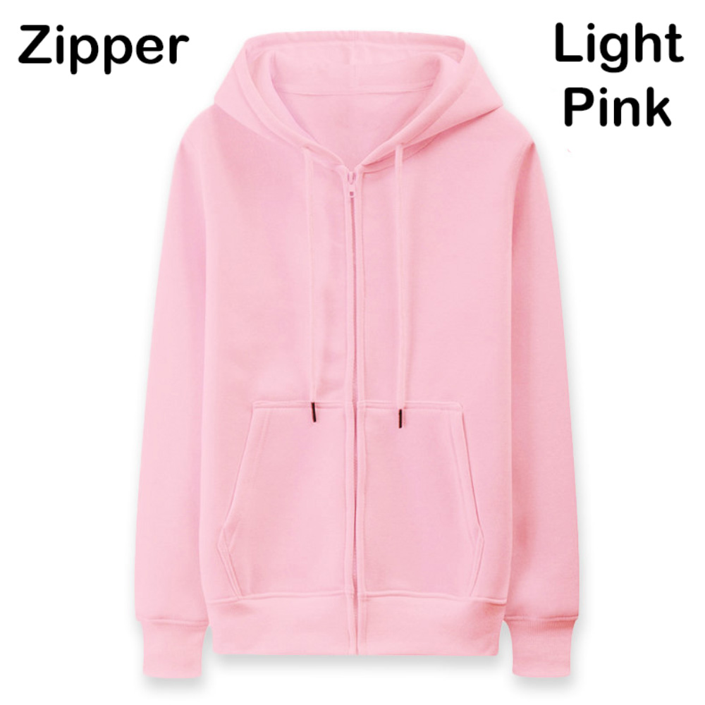 plain light pink hoodie