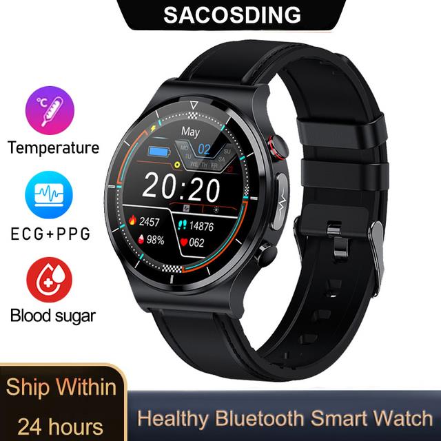 卍 ning jun san Painless Non-invasive Blood Watch Men PPG Health ...