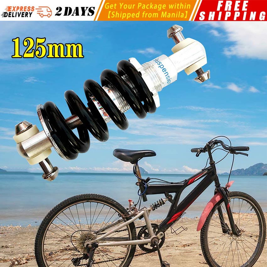 Bike with shock fashion absorber