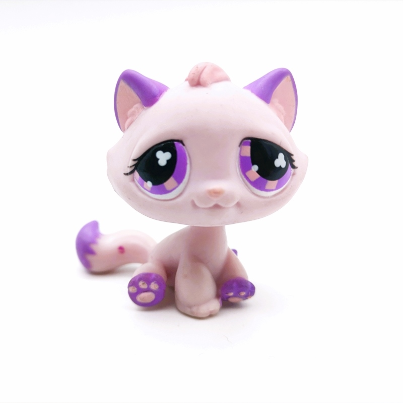 2pcs Littlest Pet LPS #1962 #1170 Figure Cat Collection Toy Doll Kitty Doll Toy 