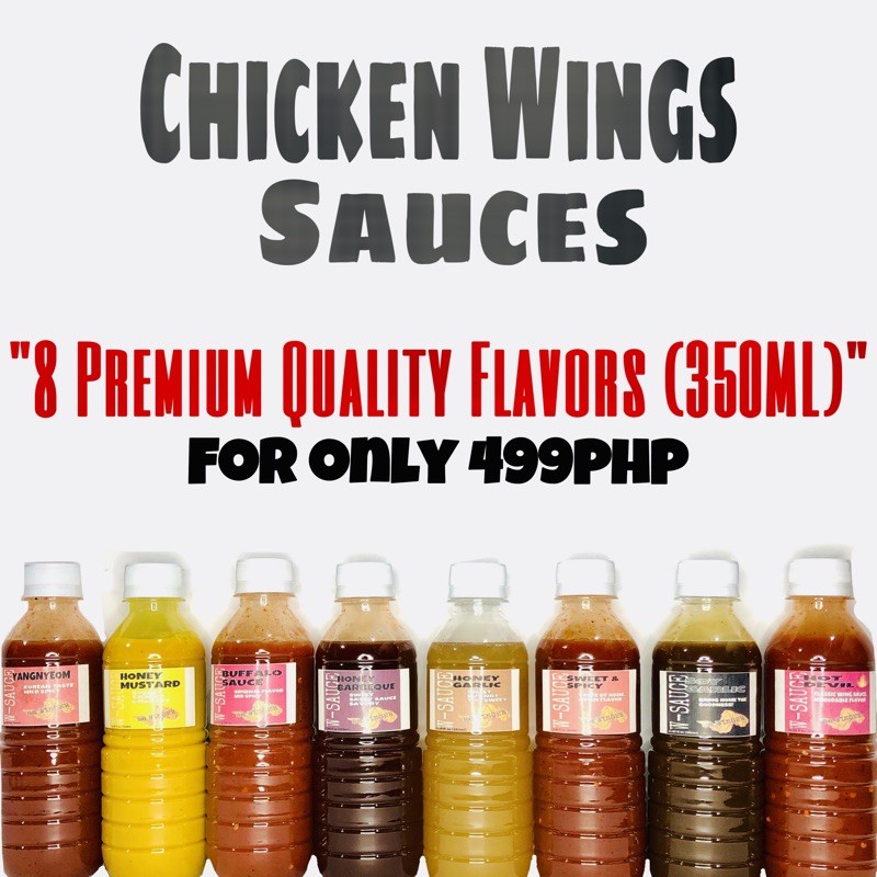 Chicken/Buffalo Wings Sauces (FIESTA PACK!!!) 350ML EACH!!! Lazada PH