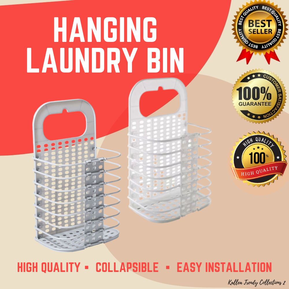 Best Seller High Quality Foldable Hanging Laundry Bin Dirty Clothes