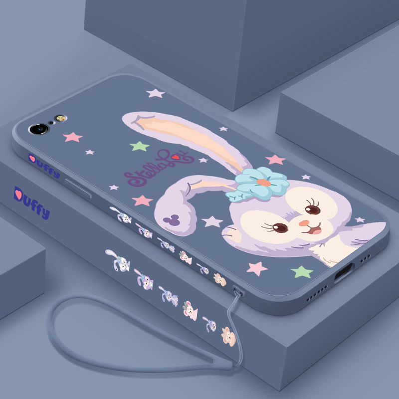 Phone Case For iphone 5 5s 6 6s 6s plus 7 8 7 plus case soft liquid silicone shockproof cover cute Stellalou new design