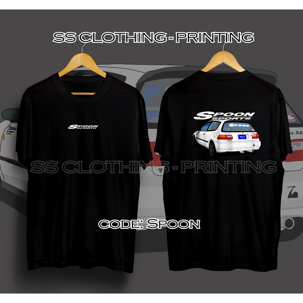 Spoon Sports Car Shirt Car Guy Shirt Car Wear Casual Streetwear Shirt