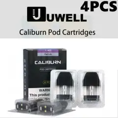 Authentic Uwell Caliburn Pod Cartridge 2ml 1 4 1 2 Ohm Pod System Replacement 4pcs Pack For Caliburn Koko Lazada