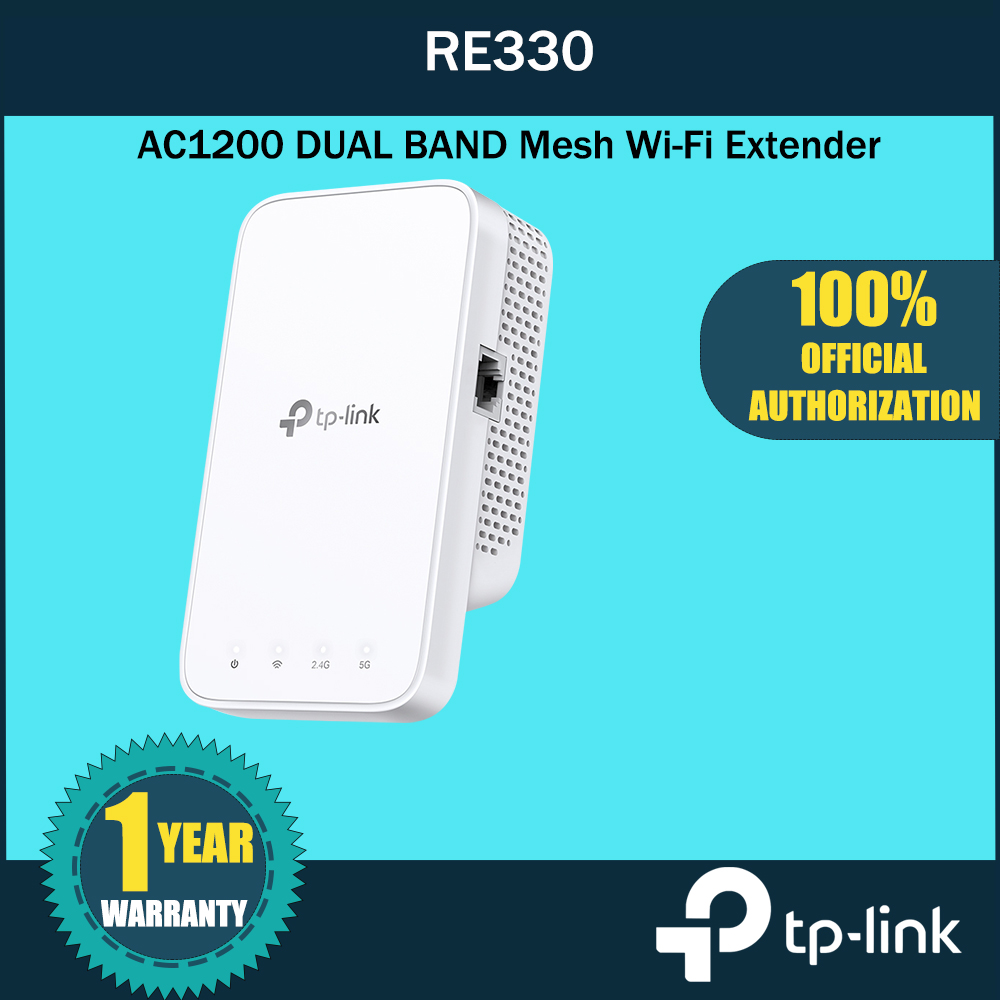 TP-Link AC1200 WiFi Range Extender (RE330), Covers Up to 1500 Sq