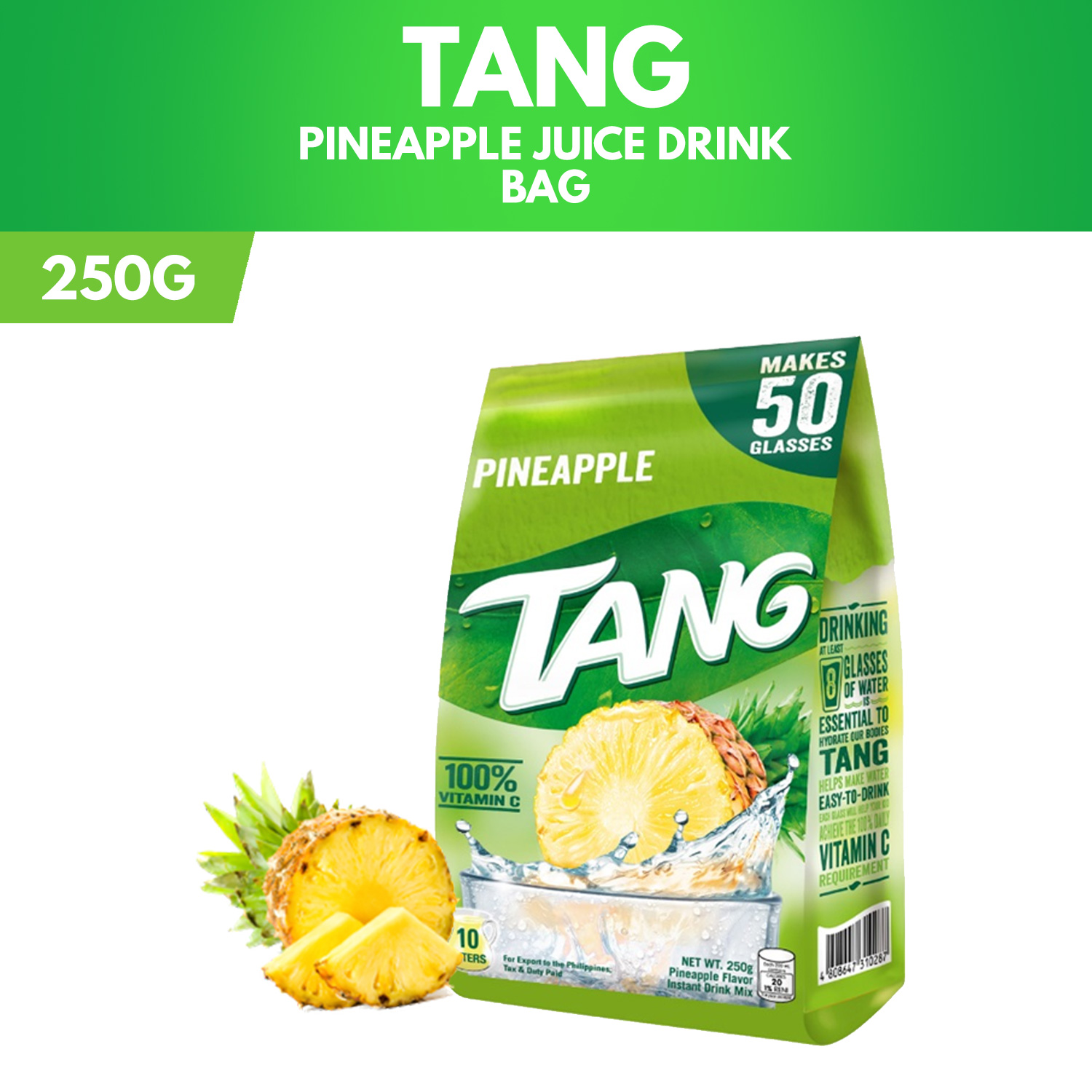 Tang Powdered Juice Pineapple 250g Lazada PH