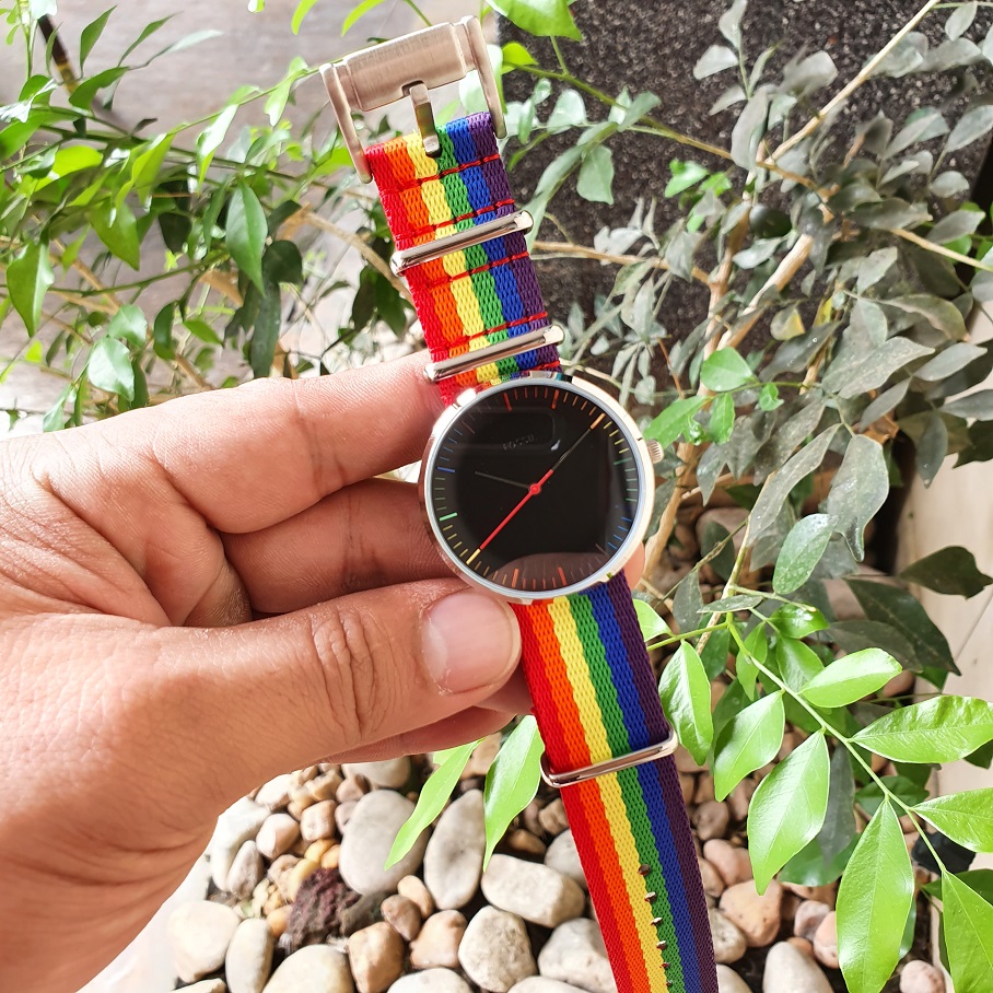 Original Fossil Watch 18mm Rainbow 
