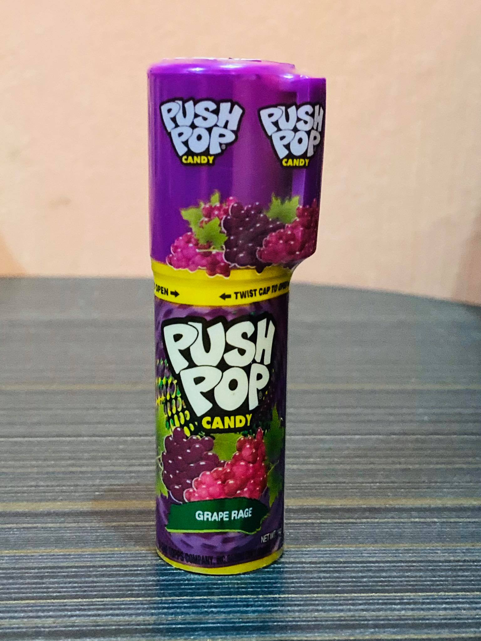 4pcs x 14g Push Pop Candy Grape Rage ️ Lazada PH