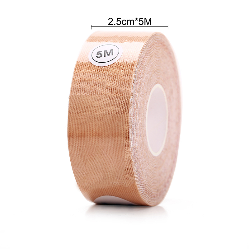 ELES 1 cuộn 5M Áo ngực dành cho nữ Áo ngực dính vô hình Áo ngực Pasties Che phủ Băng nâng ngực Đẩy lên Miếng lót không dây dính liền mạch Lưng