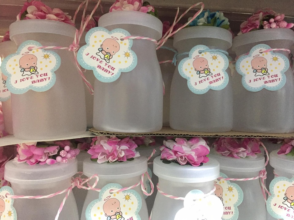 diy baptism souvenir for baby girl