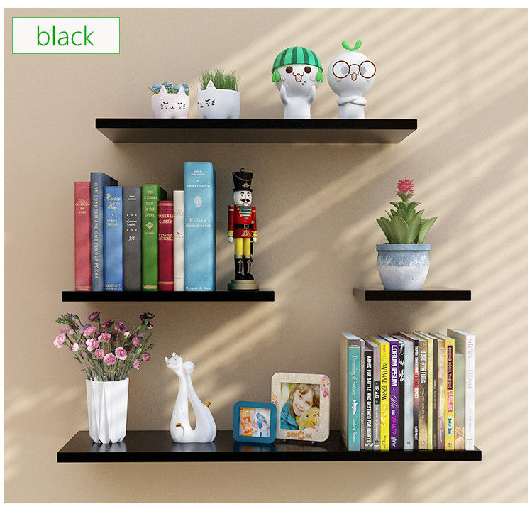 4 in 1 Shelf Wood Wall Display Rack Shelf Storage Display Space Saving