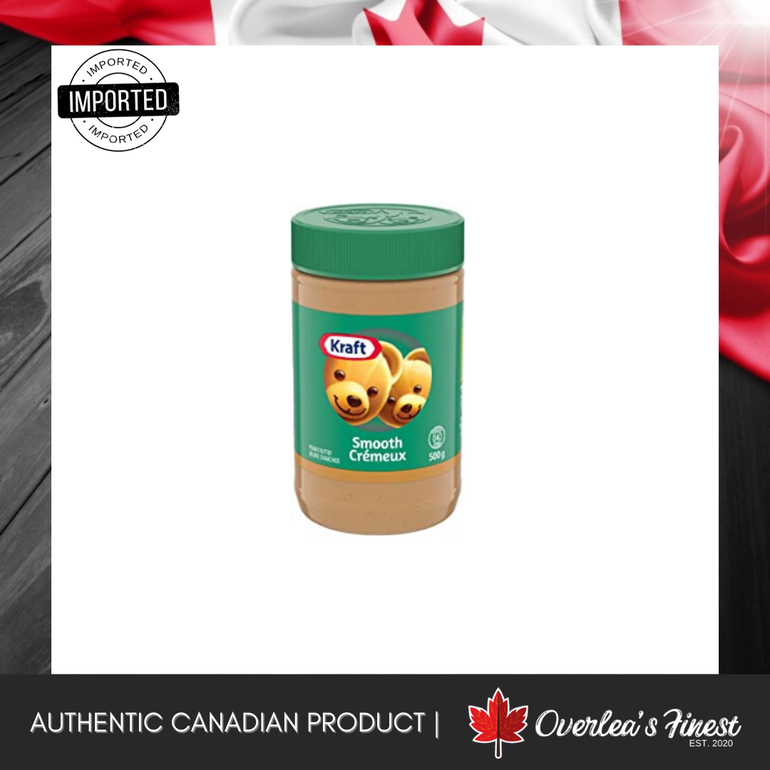 AUTHENTIC Imported from Canada Kraft Peanut Butter Creamy; Best before