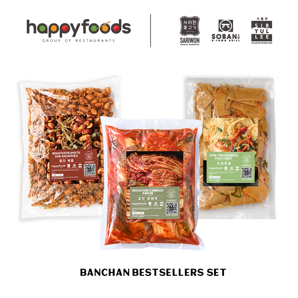 Happyfoods Korean Delivery Banchan Bestsellers Set A Cabbage Kimchi