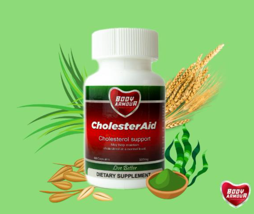 Body Armour CholesterAid 60 Capsules (500mg) Cholesterol Support For