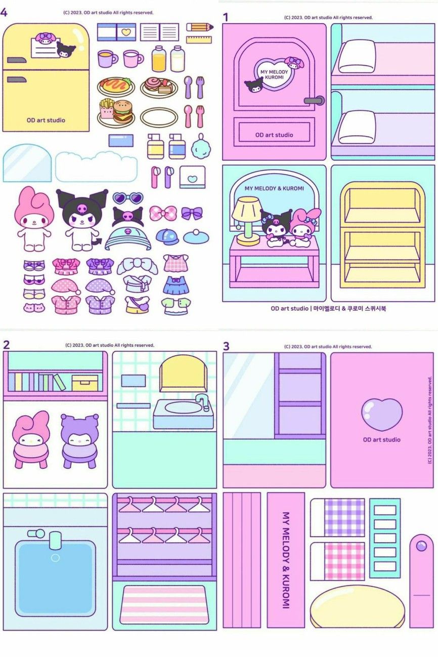 KUROMI PAPER DOLL HOUSE | Lazada PH