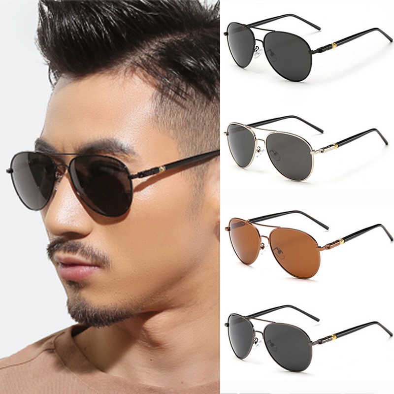 Classic Pilot Vintage Polarized Sunglasses Men Male Fashion Retro Driving  Brand Design Sun Glasses Shades Oculos De Sol UV400