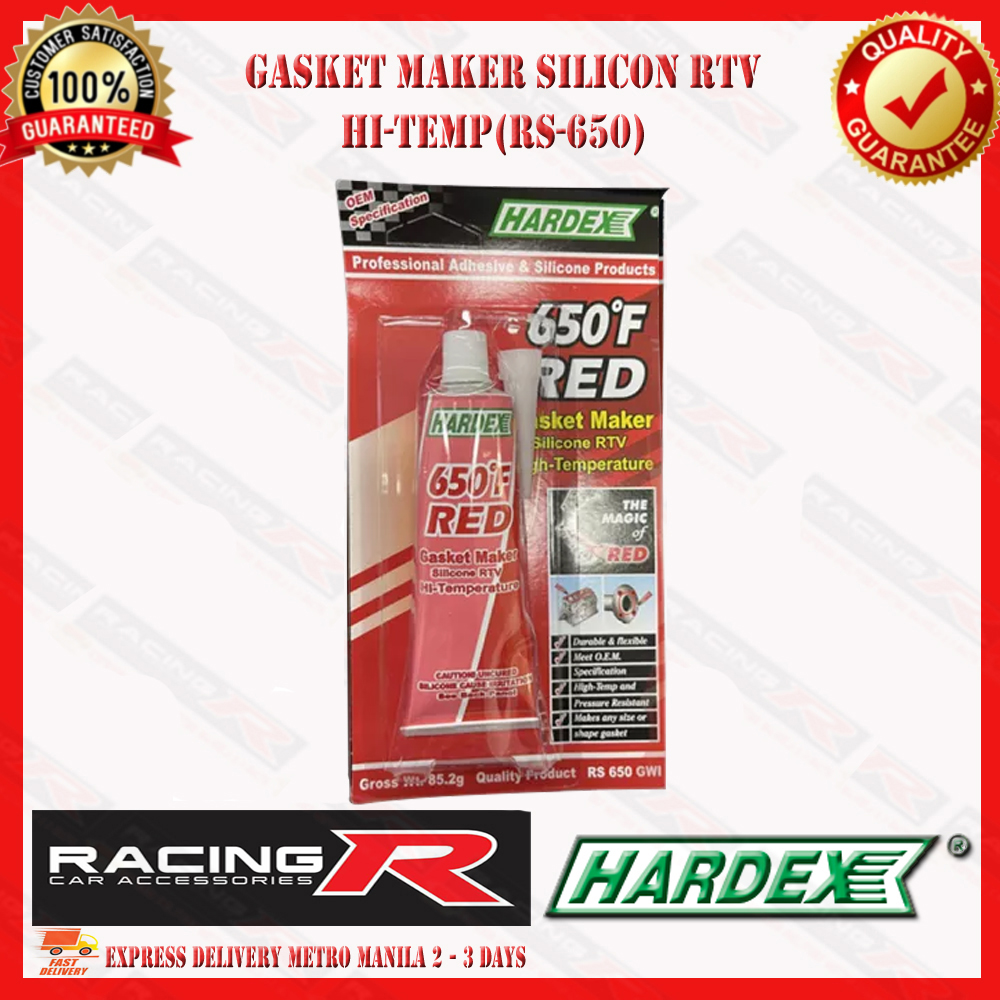 HARDEX GASKET MAKER & ADHESIVE 650F (RED) Lazada PH