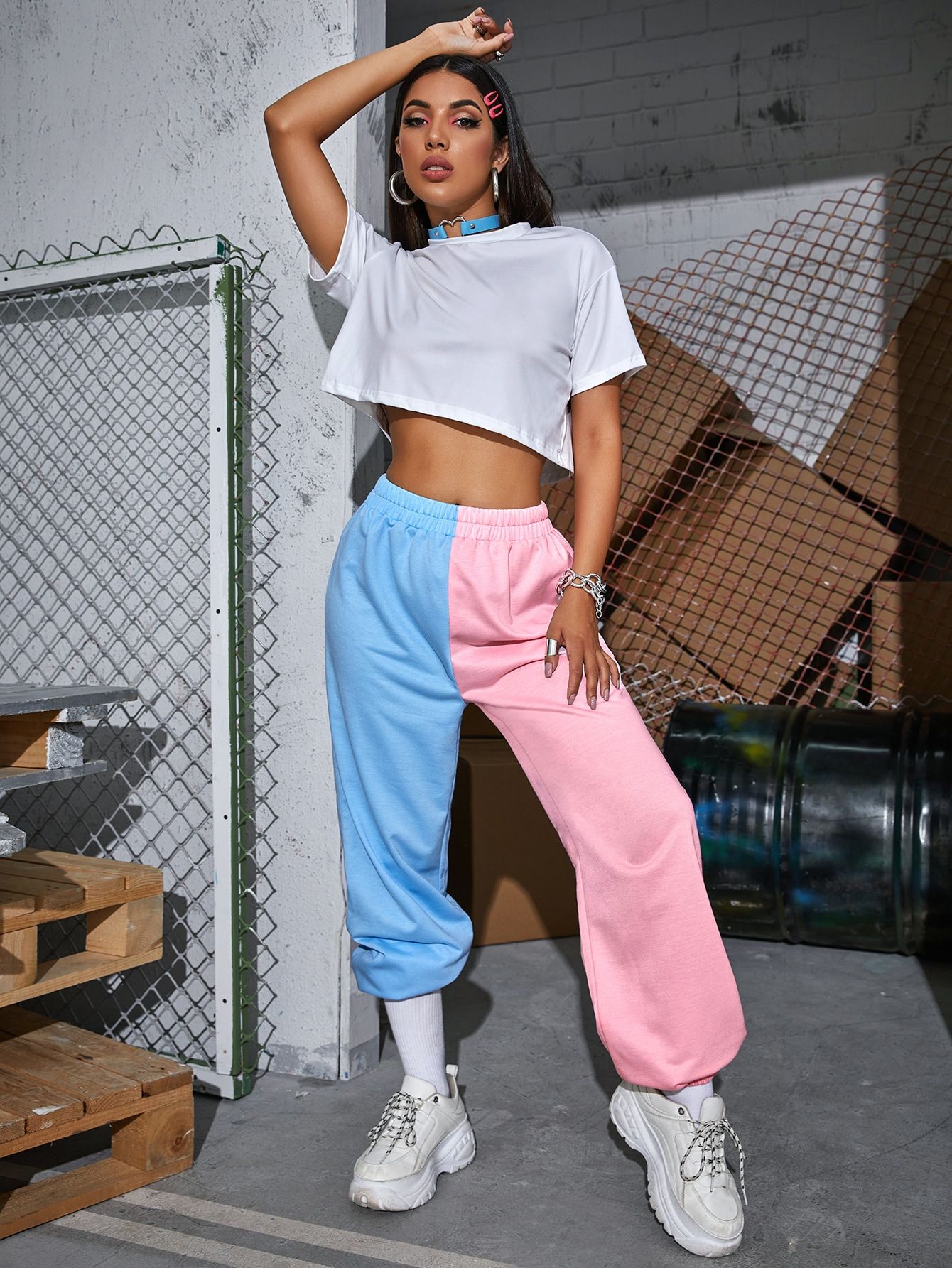Shop Two Tone Sweatpants online 