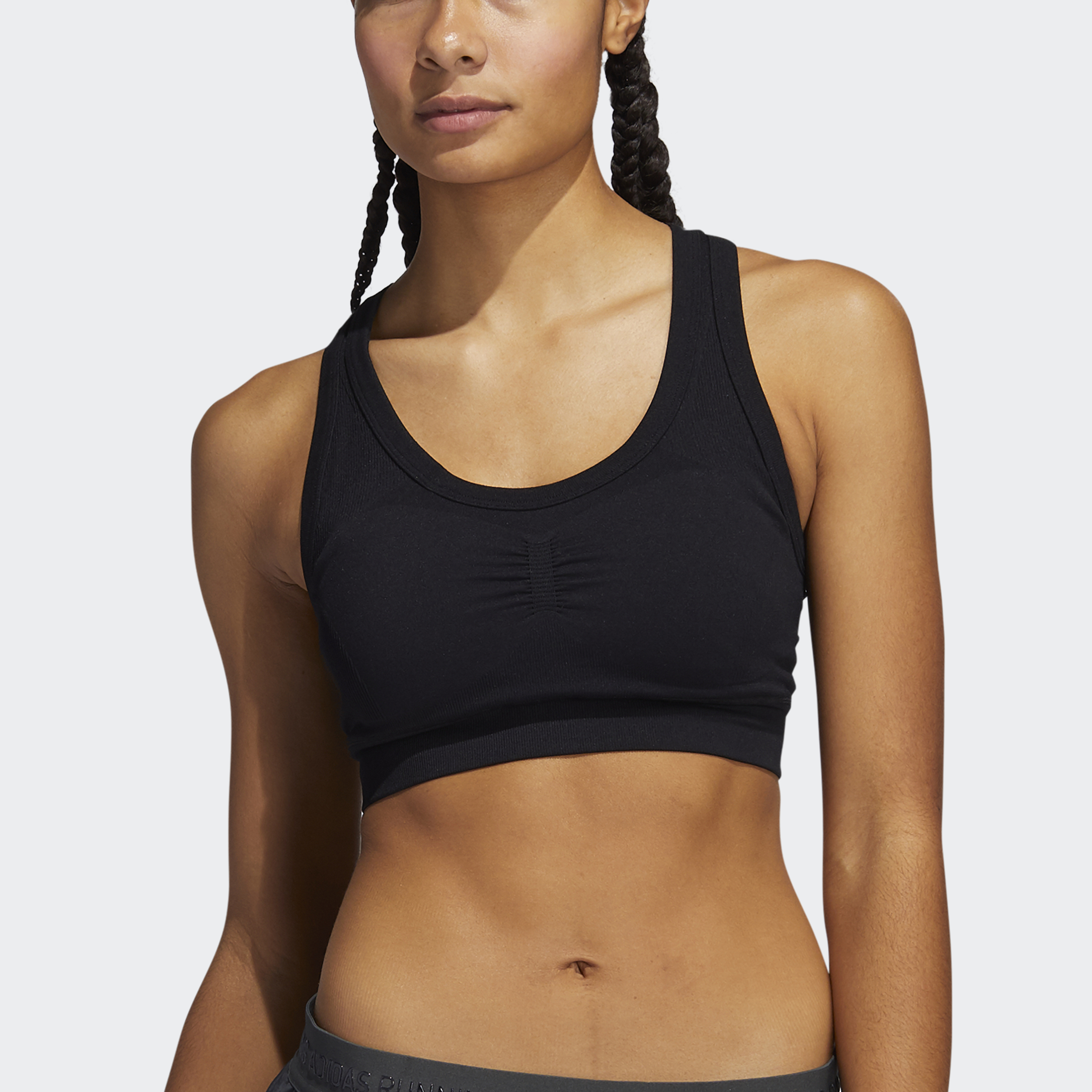 adidas Tập luyện Áo Bra Studio Nữ Đen GL1013