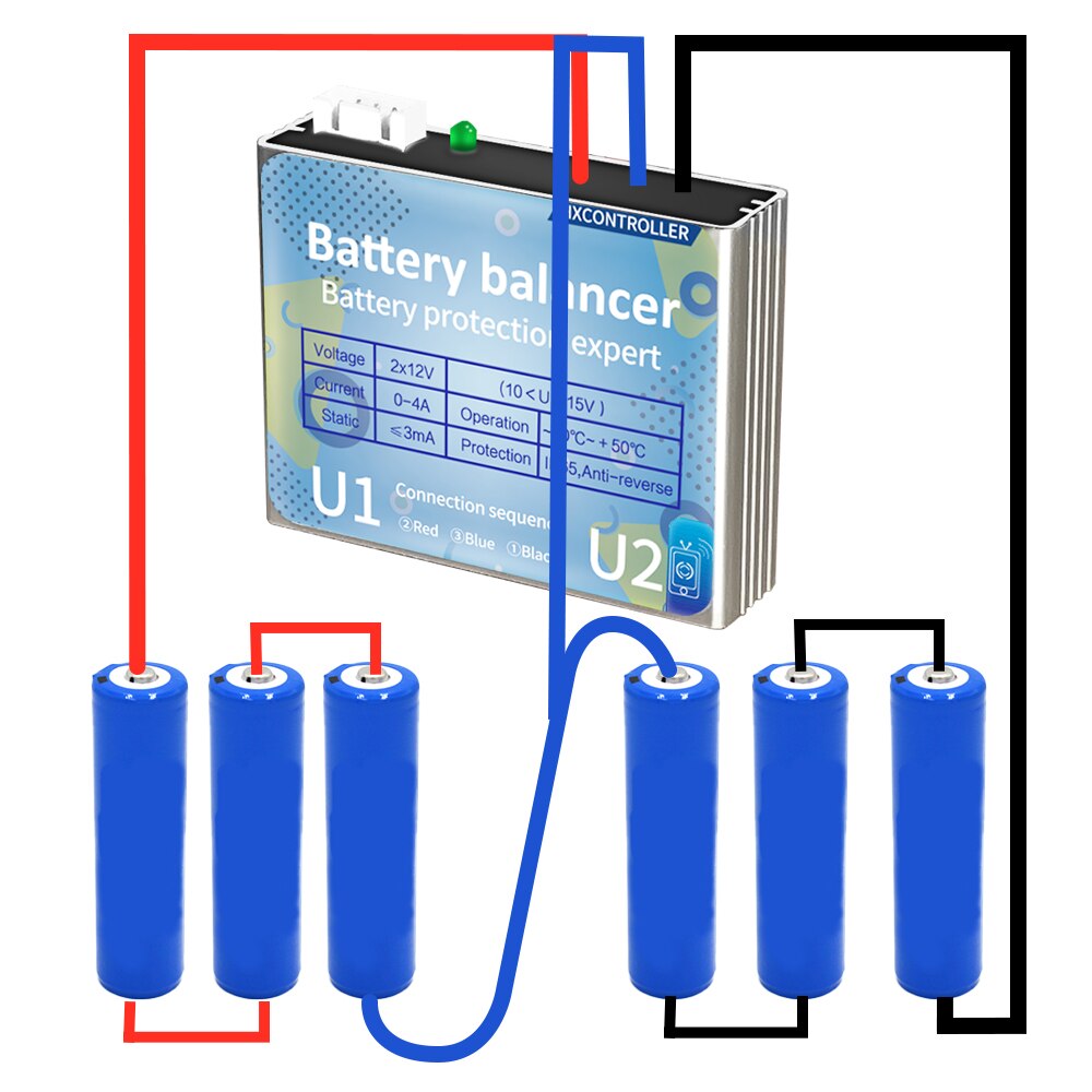 24H Shipping Battery Equalizer 4A Battery Balance Regulator Active