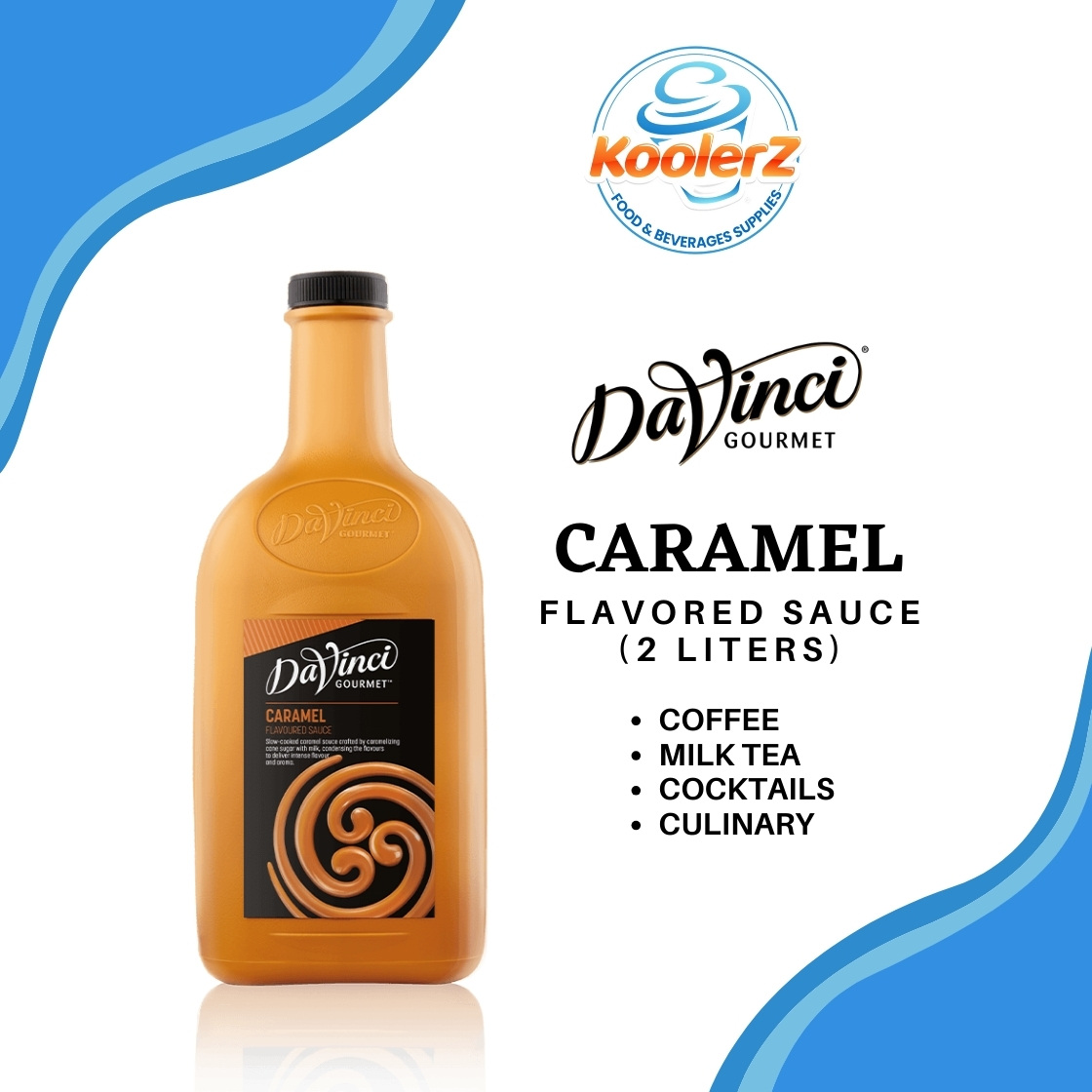 DaVinci Sauces 2L Caramel White choco Chocolate Salted Caramel