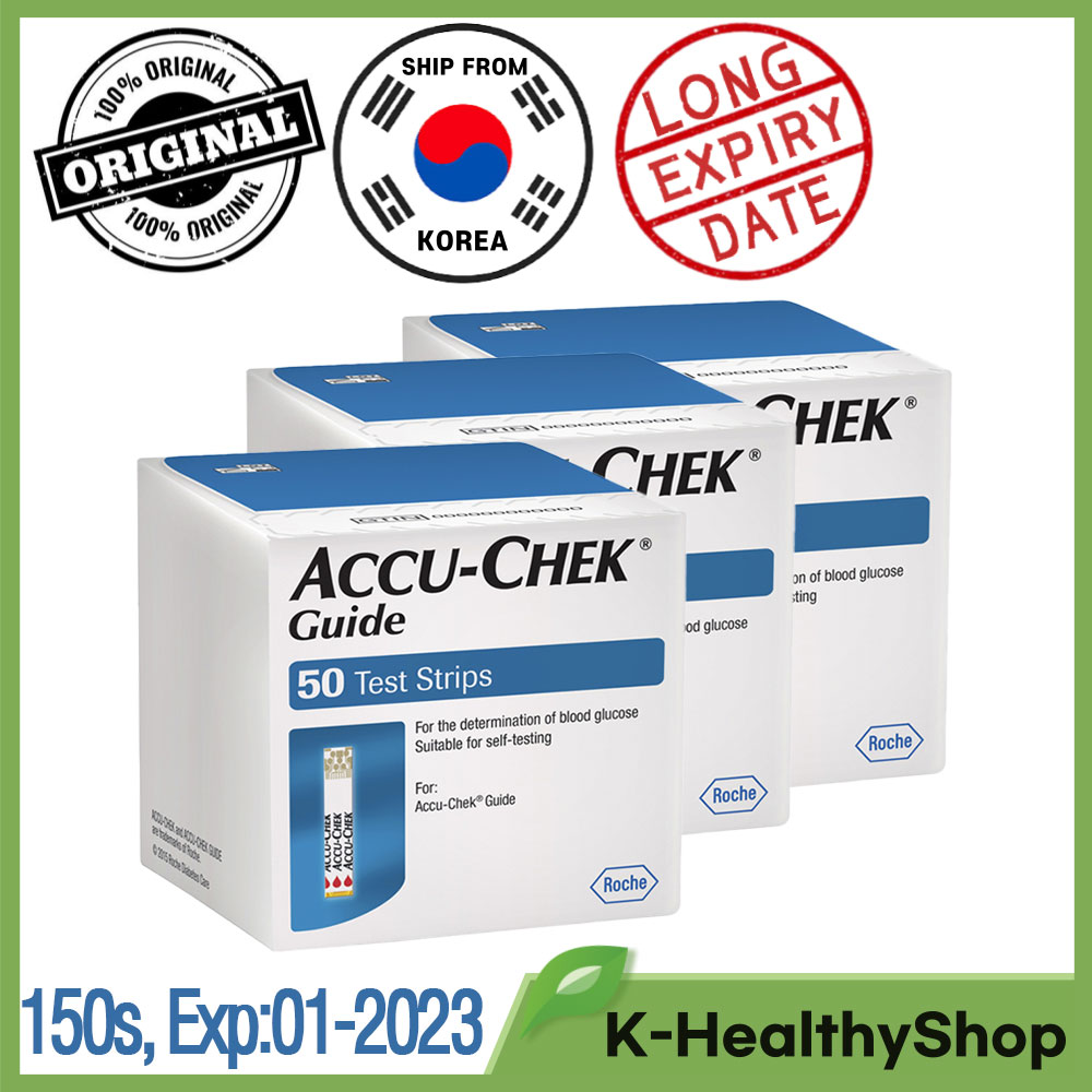 Accu Chek Guide Test Strips 50s/ 100s / 150s Accu Check Blood Glucose ...