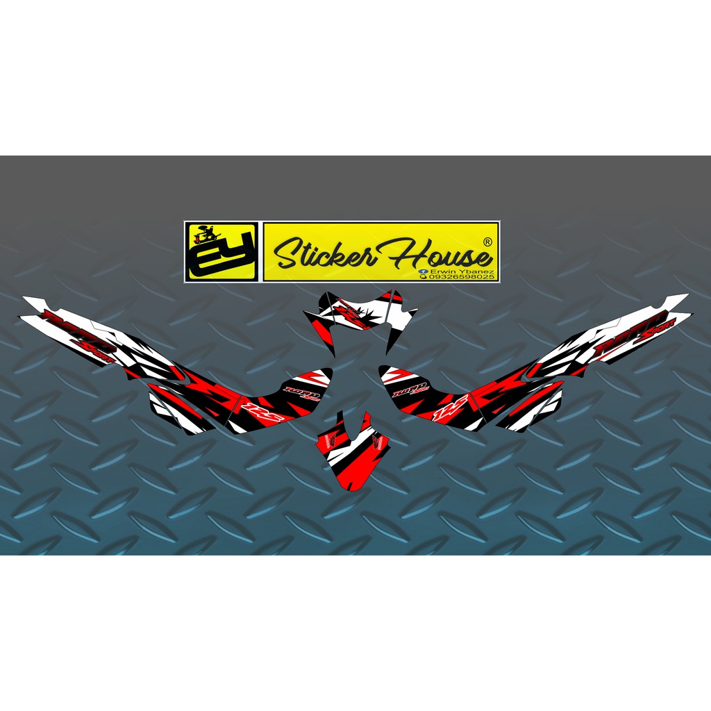 RS 125 (carb) sticker Decals Laminated Lazada PH