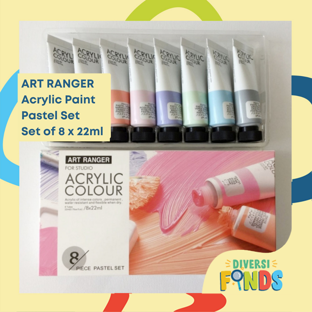 1 SET Art Ranger Acrylic Paint PASTEL SET 8 x 22ml Lazada PH