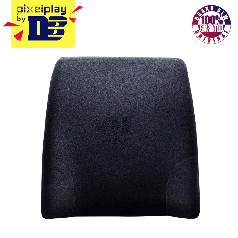 Razer Lumbar Cushion Lumbar Support for Gaming Chair (Black) Lazada PH