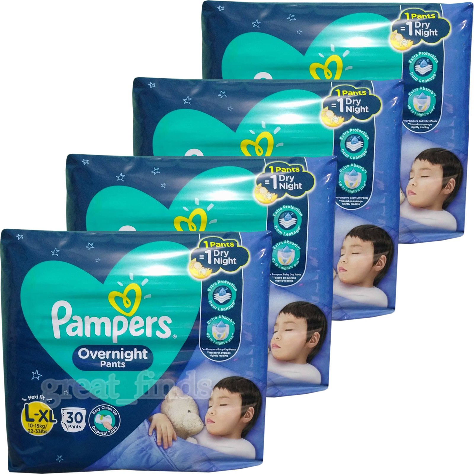 pampers overnight pants