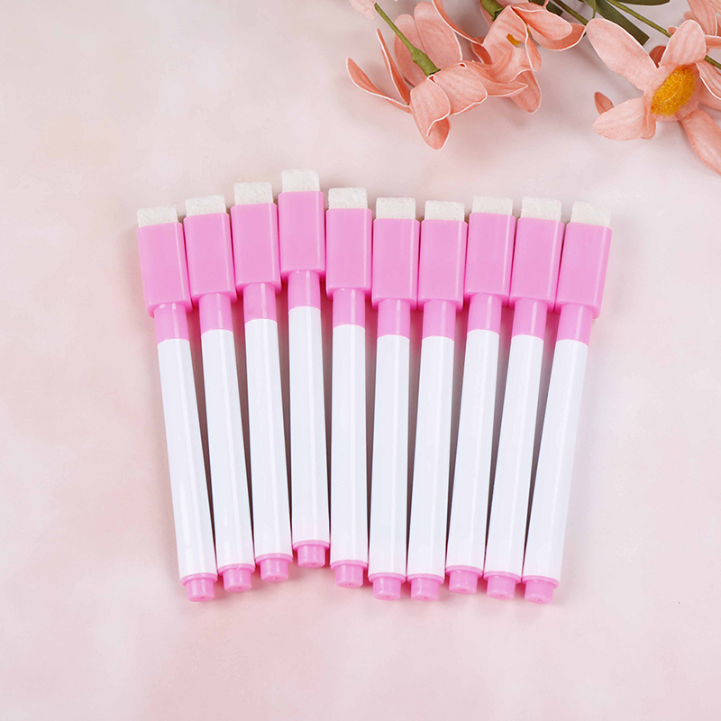 cadiav HONG 10PCS 8 Color Pens Dry Wipe White Board